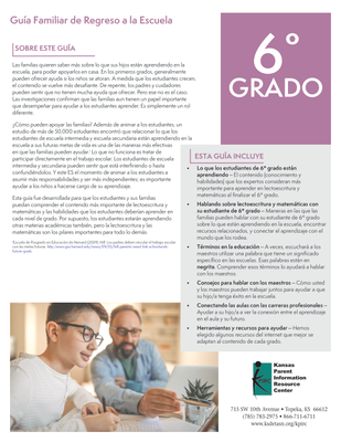 preview image of Family_Guide_Grade_6_SP_lp.pdf for Guía Familiar de Regreso a la Escuela - Grade 6