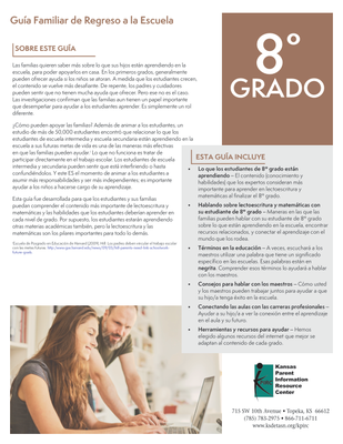 preview image of Family_Guide_Grade_8_SP_lp.pdf for Guía Familiar de Regreso a la Escuela - Grade 8