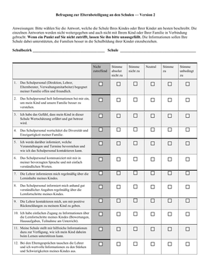 preview image of FES Paper Copy - German.pdf for German-Family Engagement Survey